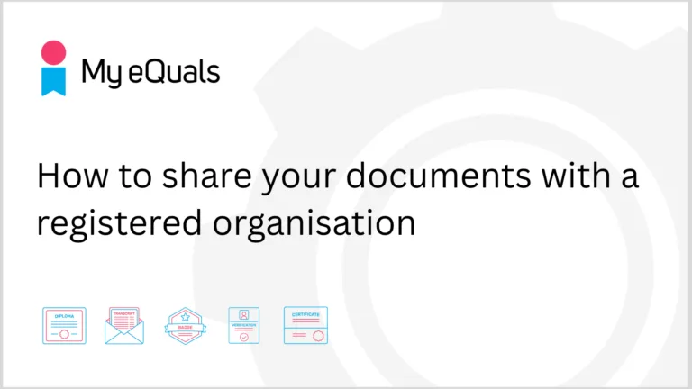 How to share your documents to a registered organisation (1920 x 1080 px)