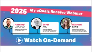 Learn How to Verify Credentials with Confidence - My eQuals Receive - On-Demand Webinar Recording (1920 x 1080 px)