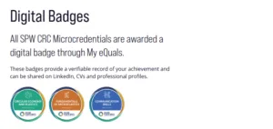 Solving Plastic Waste CRC Digital Badges