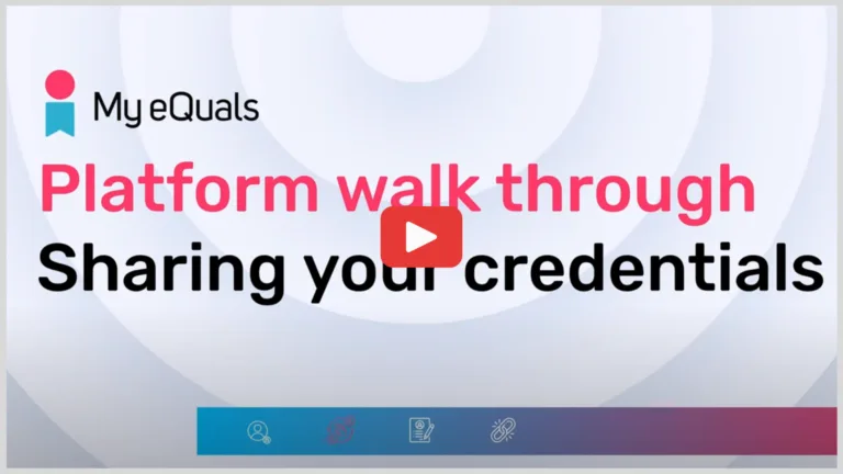 How to share academic credentials with My eQuals (1920 x 1080 px)